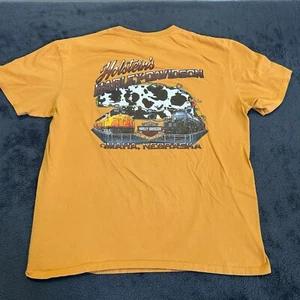 Harley Davidson Pocket T-Shirt / 2010 / XL / Yellow / Omaha, Nebraska - Picture 1 of 11