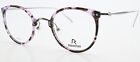 RODENSTOCK Germany Brille R 7079 D 46-23 140 Titanium Panto Lila Silber Muster