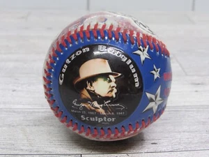 Mount Rushmore Gutzon Borglum Sculptor Souvenir Baseball Ball - Picture 1 of 7