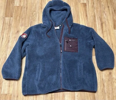 Jaqueta de lã com capuz Canada Weather Gear tamanho 3XL urze azul vapor - Imagem 1 de 4