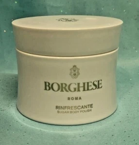 Borghese Roma RINFRESCANTE Sugar Body Polish Scrub Exfoliator Dry Skin 2.7oz NEW - Picture 1 of 2