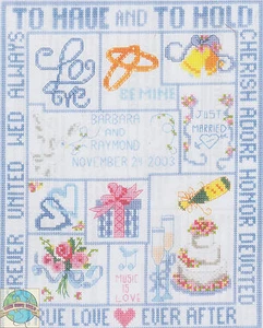 Cross Stitch Chart Pack ~ Candamar To Have & To Hold Sampler #51460 - Picture 1 of 1
