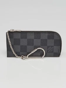 Louis Vuitton Damier Graphite 4 Key Holder Coin Pouch Etui Geldbörse - Bild 1 von 6