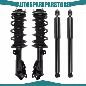 For 2012 Honda Civic Quick Front Rear Complete Shocks Struts Coil Spring Mounts - Picture 1 of 16