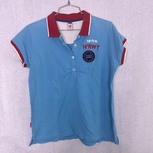 North Worn Damen Polo Blau Größe Xl - Bild 1 von 6