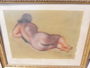 Aristide Maillol 1861-1944 matita a mano firmata litografia famoso scultore francese - Foto 1 di 12