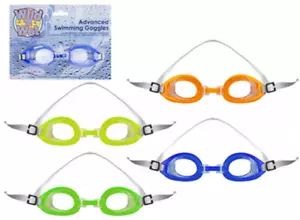 Swimming Goggles Swim Glasses Adjustable Children Colour Kids Boy Girl Pool - Picture 1 of 9