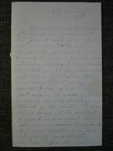 Letter, Seeking Teaching Jobs, 1860s (?), sent from Lynchburg, Virginia, Nice! - Picture 1 of 3
