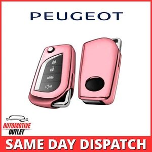 FERNBEDIENUNG FLIP FOB CASE SCHLÜSSEL HÜLLE FÜR PEUGEOT 108 CITROEN C1 TOYOTA YARIS AYGO T 10 - Bild 1 von 12