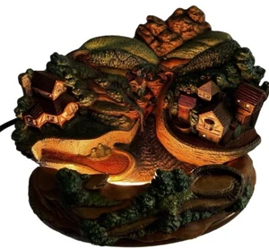 Vintage Tampa Bay Mold Ceramic Alpine Village accent light Up 1990 Decor - Imagen 1 de 6