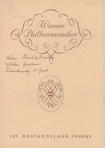 Wilhelm FURTWÄNGLER -William Walton Vienna Philharmonic Orchestra 5.12.1948 - Picture 1 of 2