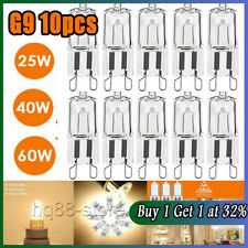 10 X G9 HALOGEN BULBS 25W/40W/60W WARM WHITE FILAMENT LAMP REPLACE LED BULB UK