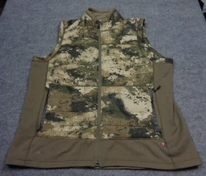 Cabelas Instinct Puffer Vest Men 2XL O2 Octane Camo Precision Gear Polartec Hunt - Picture 1 of 16