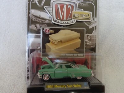 Coche diecast Castline M2 1954 Mercury Sun Valley escala 1:64 nuevo en paquete Foto 1 de 3