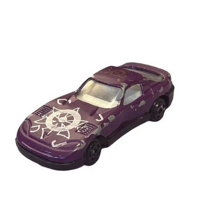 Coche Vintage Sun Toys Raro DJ Púrpura Original Coche Antiguo Boom Box Interior Blanco Foto 1 de 4