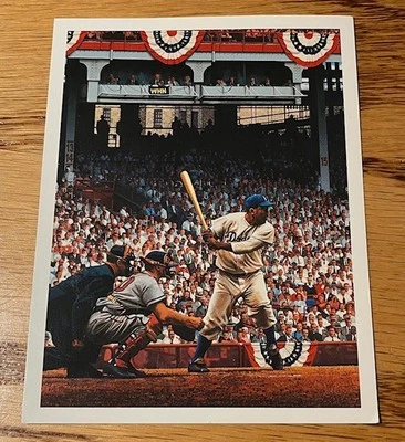 Jackie Robinson 1947 Opening Day MLB Baseball 4/15/2004 Tribute Card 4" x 5.25" - Image 1 of 4