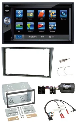 Blaupunkt SD Bluetooth 2DIN MP3 USB Lenkrad Autoradio für Opel Corsa C 2000-2004 - Bild 1 von 4