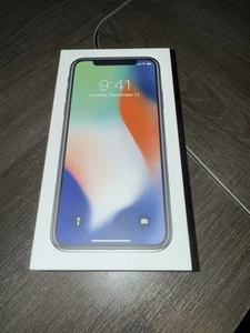 Apple iPhone X BOITE SEULE Argent (64 Go) - Photo 1 sur 3