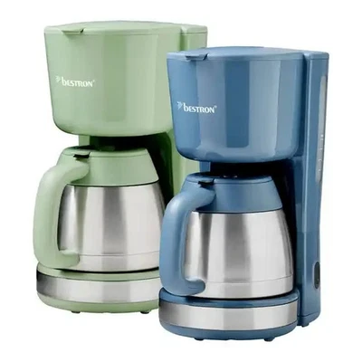 Kaffeemaschine mit Thermoskanne Filterkaffee Kaffeeautomat 8 Tassen 900W 1L - Bild 1 von 2