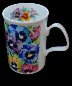 Vintage - 1994 - PANSY - by Roy Kirkham - Cup/Mug - Made In England - Bone China - Picture 1 of 9