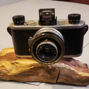 Vintage Kodak 35 Pre-War 1938-1942 Black Knobs Kodex f/5.6 50mm Tested WORKS - Picture 1 of 10