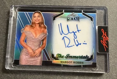 MARGOT ROBBIE 2024 LEAF METAL THE IMMORTALS ON CARD AUTO BLUE #12/50 - Image 1 of 4
