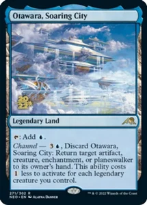MTG Otawara, Soaring City - Foil - Prerelease Promo, Moderate Play, English Prom - Picture 1 of 1