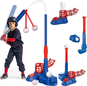 Imagifun 4 in 1 T Ball Set, Kids Baseball Tee for 3-5,5-8, Batting Tee, Toddler - Picture 1 of 12