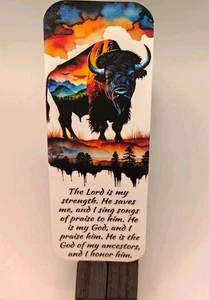 Buffalo - Strength & Song – Inspirational Bookmark - Picture 1 of 1