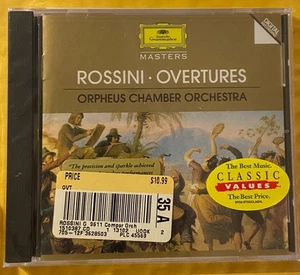ROSSINI - OVERTURES CD NEW SEALED ORPHEUS CHAMBER ORCHESTRA - Picture 1 of 3