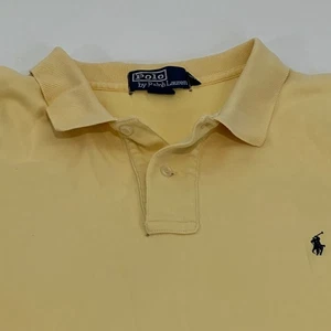 Polo Ralph Lauren Amarillo 100% Algodón Hombre Polo Talla L - Imagen 1 de 5