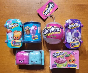 LOT of 6 Shopkins 2 pack Season 3 4 5 Food Fair Fashion Spree Christmas Ball - Picture 1 of 14