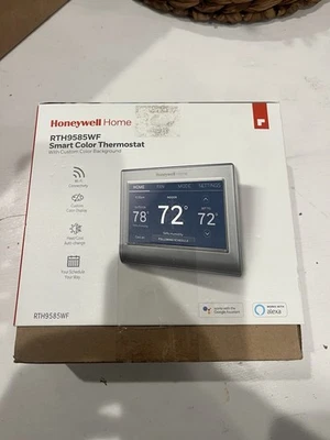Honeywell Home RTH9585WF1004 Wi-Fi Smart Color Thermostat - Silver - Image 1 of 2