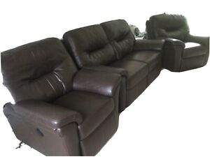 G Plan Leather Sofa and Chairs