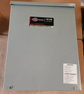 Briggs & Stratton/Eaton 100 Amp 250V Automatic Generator Power Transfer Switch - Picture 1 of 10