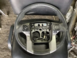 2016 Toyota 4Runner Steering Wheel Black Leather OEM  - Bild 1 von 3