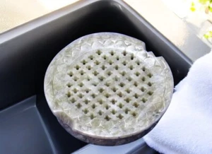 Bandejas para jaboneros de piedra - Arte de baño artesanal para decoración de spa y hotel - Imagen 1 de 6