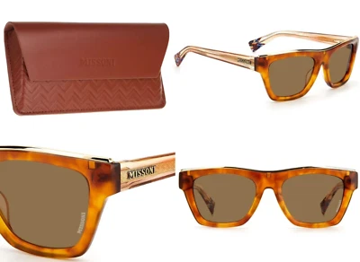 MISSONI EYEWEAR Mis Sunglasses Glasses With Leather Case Bag — 第 1/4 张图片