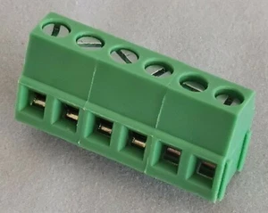 Bloque de terminal de PCB de 6 vías / 6 P 5 mm / 5,00 mm 300V 20A espelta EK500V-06P - Imagen 1 de 4