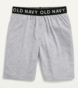Old Navy Boys  ~ Size Medium (8) Sleep Pajama Shorts … NWT .. Gray