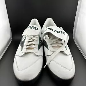Zapatos mizuno talla 12.5 hombre! ¡De color verde y blanco con lengüeta larga! - Imagen 1 de 10