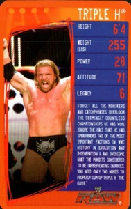 Tarjeta promocional exclusiva de Trump Barnes & Noble 2009 WWE Tops triple H - Imagen 1 de 2
