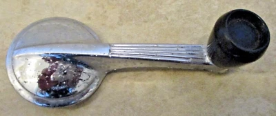 OEM! 1953-1962 Chevrolet Chrome Window Crank Handle #4151869 Black Knob Chrome  - Изображение 1 из 4