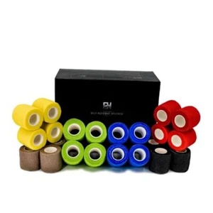 EH Tattoo Grip Tape Self-adhesive Bandage Cohesive Elastic 24Pcs Solid color - Picture 1 of 7