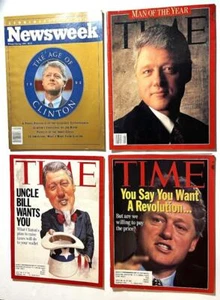 President BILL CLINTON ~ Lot of Magazines 1993 - Bild 1 von 1