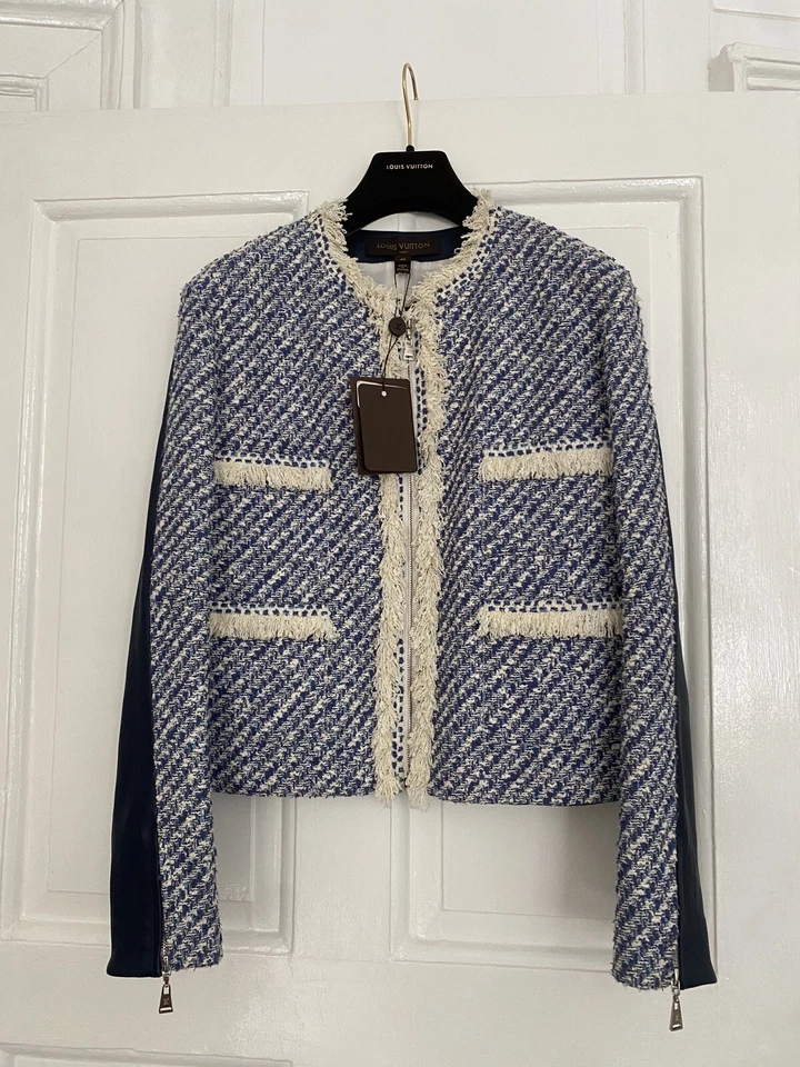 Louis Vuitton Leather Jacket Lambs Leather Silk New With Tags - Image 1 of 4