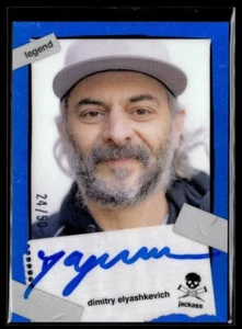 DIMITRY ELYASHKEVICH JACKASS LEGEND ZEROCOOL AUTOGRAPH BLUE REFRACTOR 24/50 SP. - Picture 1 of 2