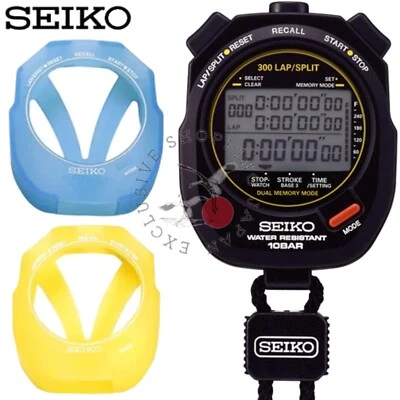 Seiko Digital Stoppuhr Swimming Master SVAS009 Silikongehäuse Stoppuhr Timer - Bild 1 von 3