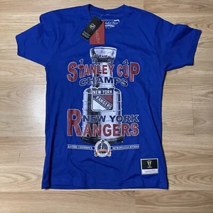 Mitchell & Ness New York Rangers Blue 1994 Stanley Cup Champions T Shirt Size S - Picture 1 of 10