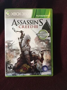 Assassin's Creed III (Xbox 360, Platinum Hits, 2012) - Complete in Box - Picture 1 of 4